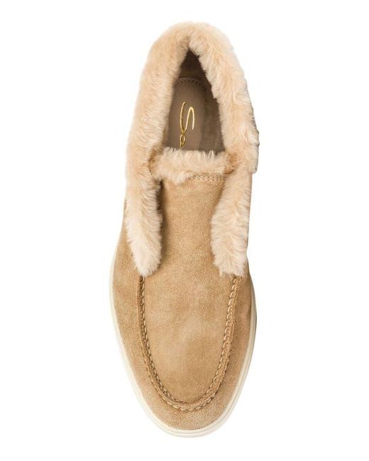 Santoni Natural Suede Desert Boot