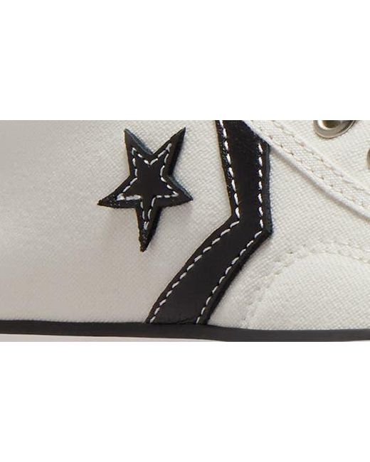 Converse White All Star Star Player 76 Mid Top Sneaker for men