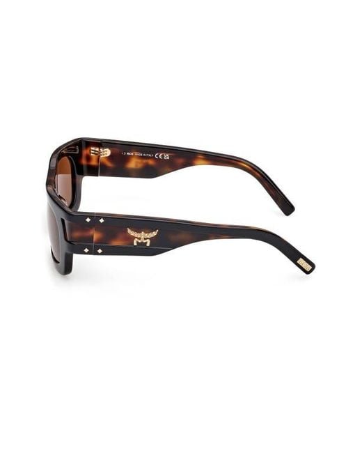 MCM Brown 54Mm Rectangle Sunglasses