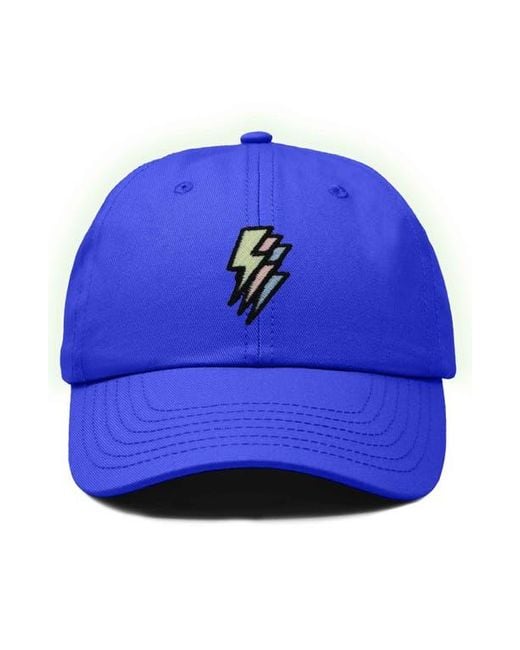 Alix Blue Lightning Cap for men