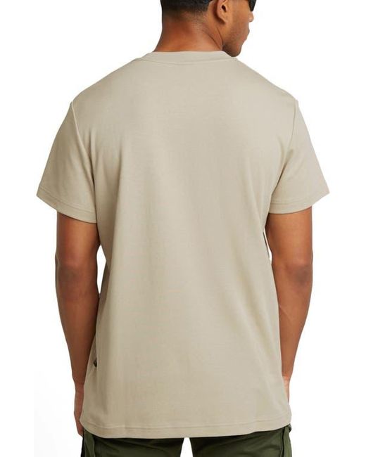 G-Star Natural Old Skool Logo Graphic T-Shirt for men