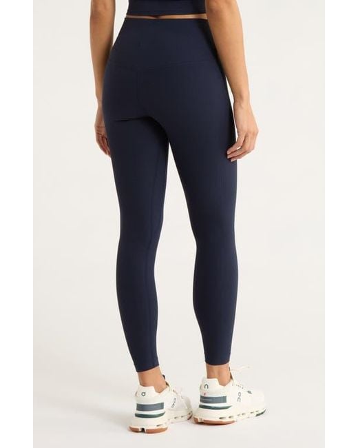 Mpg Blue Ribbed Leggings