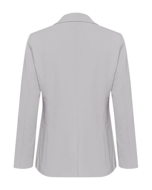 Kaffe Gray Kasakura Single Breasted Blazer