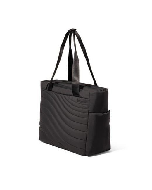 Baggallini Black Set Wave Tote Bag