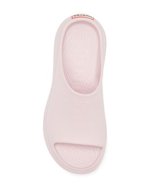 Hunter Pink Haddie Platform Slide Sandal
