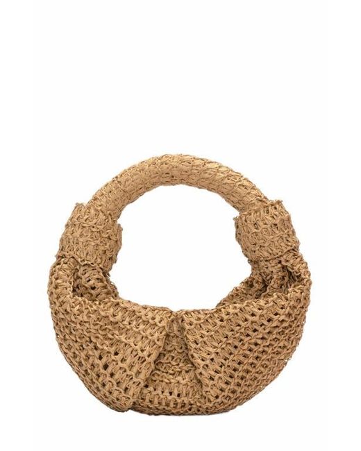 Simon Miller Metallic Raffia Lopsy Bag