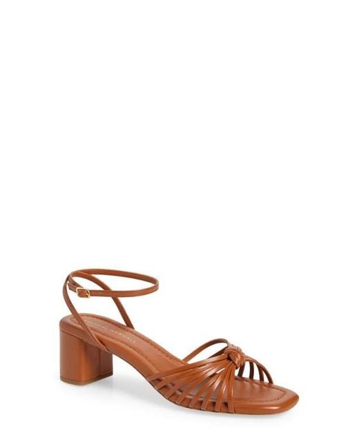 Loeffler Randall Brown Olivia Ankle Strap Sandal