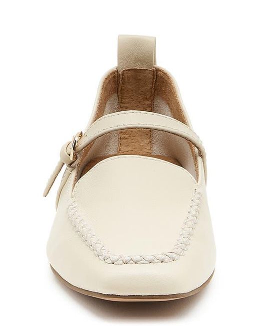 Kelsi Dagger Brooklyn Natural Ferry Mary Jane Loafer