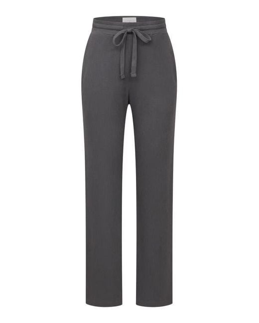 Losano Blue Organic Cotton Drawstring Pant