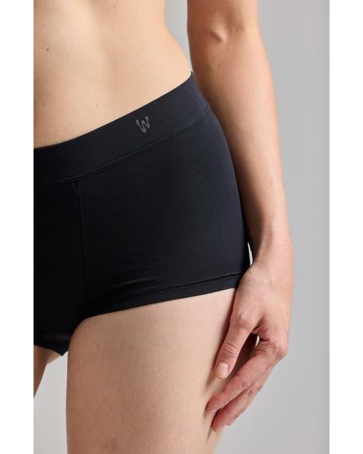 OXER Black Luxe Bold Stretch Modal Boyshorts