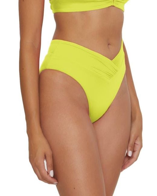 Becca Yellow Color Code High Waist Bikini Bottoms
