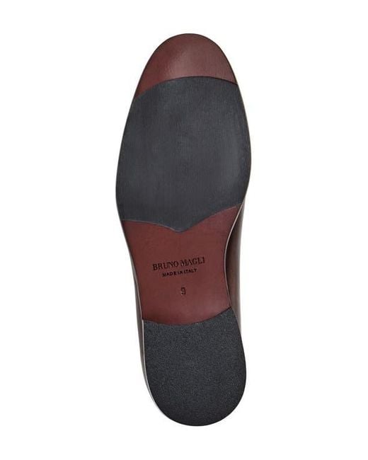 Bruno Magli Brown Hugo Tassel Loafer for men