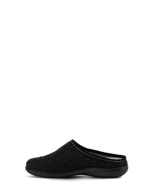 Flexus by Spring Step Black Loralee Scuff Slipper