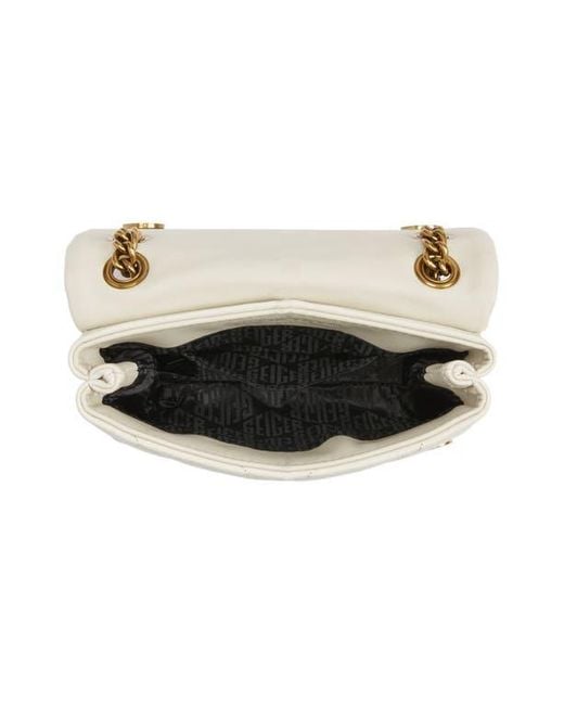 Kurt Geiger Metallic Mini Kensington Eye Quilted Leather Crossbody Bag