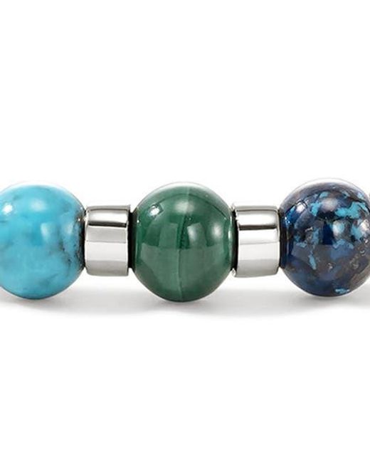 John Hardy Blue Beaded Chain Bracelet