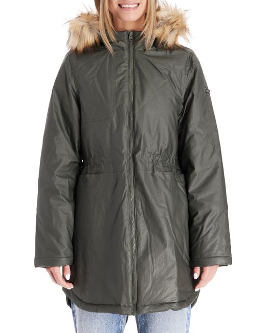 Modern Eternity Sofia Waxed 3in1 Maternity/nursing Jacket With Faux