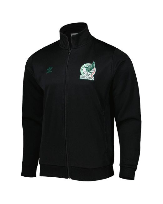 mexico national team adidas essential full zip track jacket black
