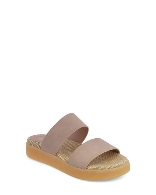 MIA Brown Saige U Platform Sandal