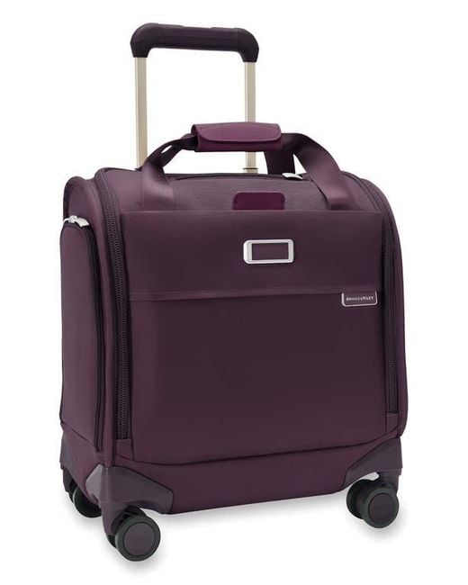 Briggs & Riley Purple Baseline Cabin Spinner Carry-On Bag for men