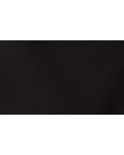 Astr Black Contrast Long Sleeve Off The Shoulder Minidress