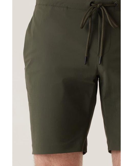 Dek Green Solarx Nano Nylon Warp Knit Bermuda Shorts for men