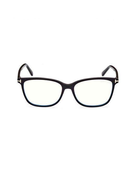 Tom Ford Brown 56Mm Rectangular Light Blocking Glasses for men