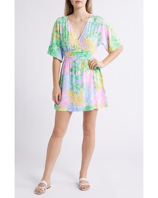 Lilly Pulitzer Multicolor Parigi Floral Skort Romper