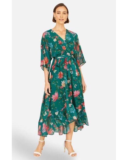 yumi green dress Green Silk Organza Shawl – Anna Nieman Boutique main image 0