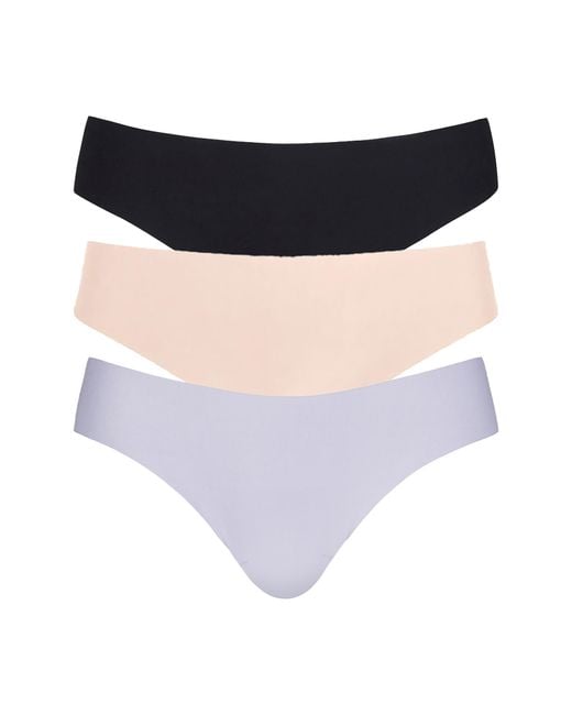 Commando Black Butter Assorted 3-Pack Thongs