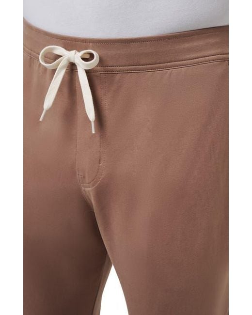 Travis Mathew Gray Stretchknit Drawstring Pants for men