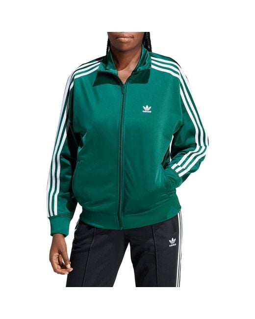 adidas Firebird Recycled Polyester Track Jacket in Green Lyst