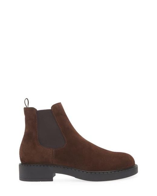 Prada Brown Chocolate Chelsea Boot for men