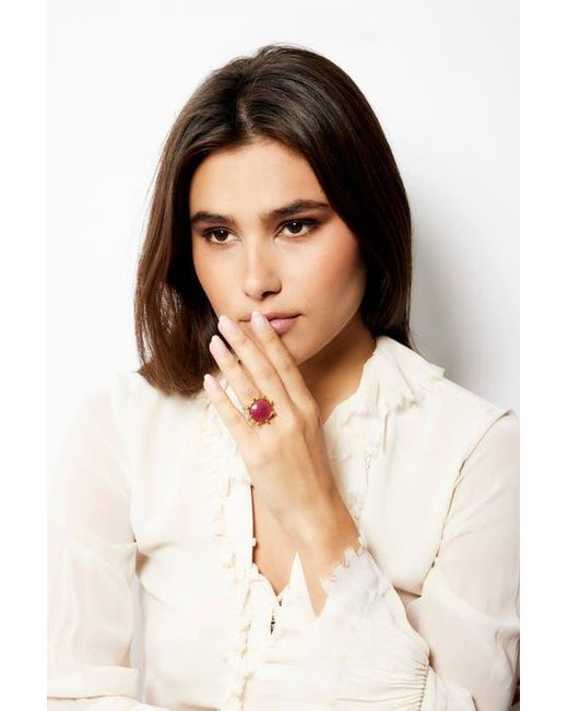Sylvia Toledano Pink Coussin Ring