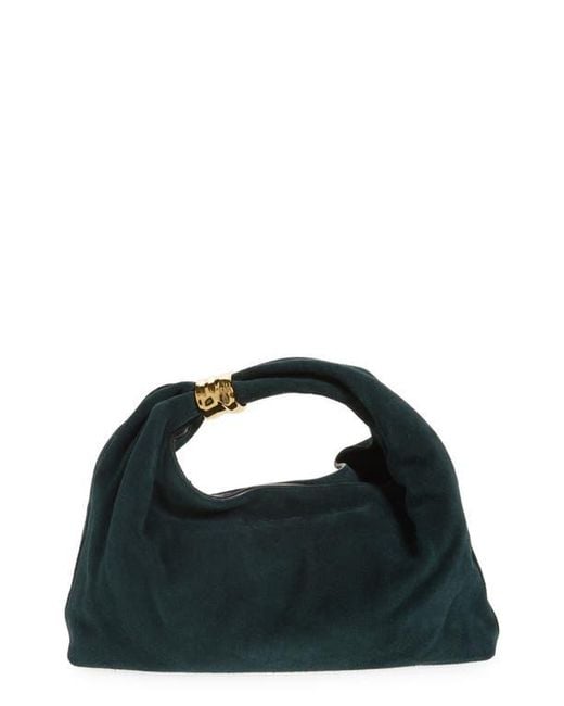 Madewell Black The Suede Mini Ring Pouch