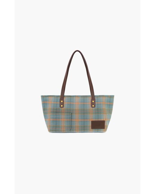 Oddli Blue Mini Plaid Bag