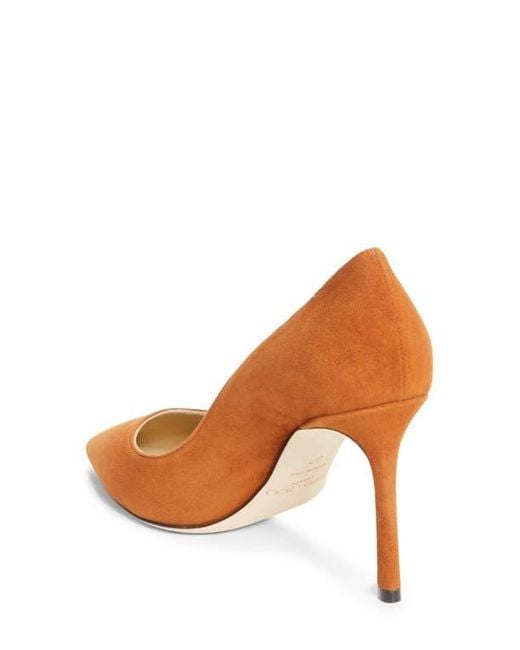 Jimmy Choo Brown Romy Pointed Toe Pump