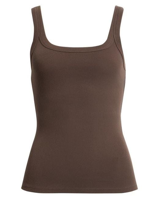 Open Edit Brown Rib Tank