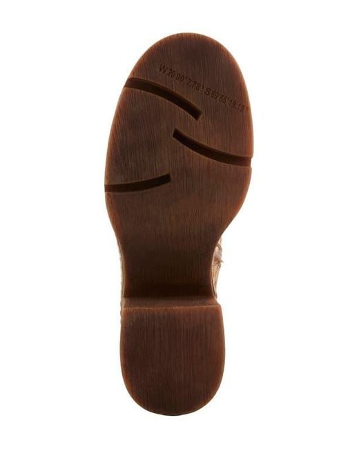 Spring Step Brown Carnivale Embossed Bootie