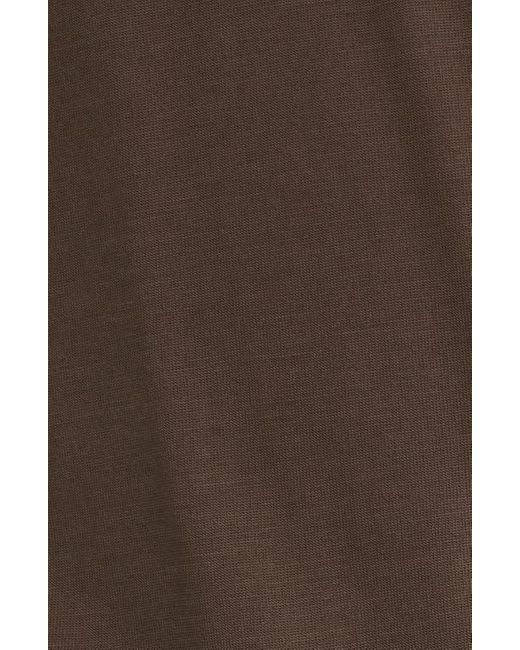 Mango Brown Toucan Wrap Halter Top