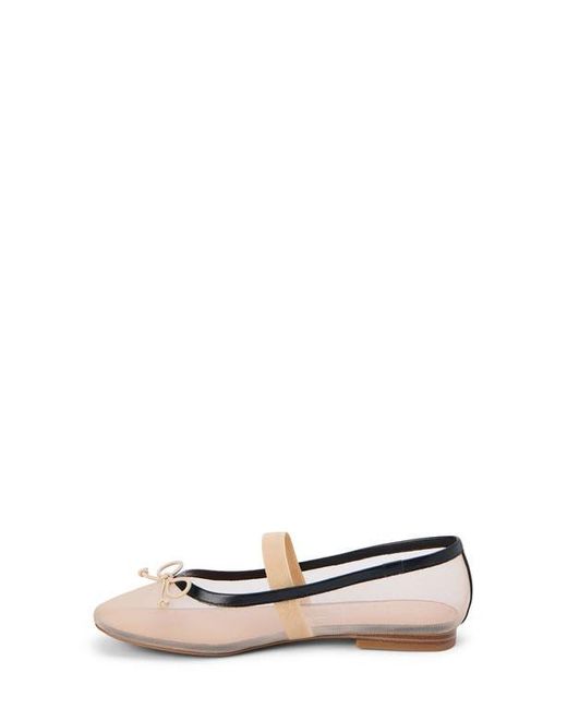 Matisse Natural Bronx Mesh Ballerina Flat