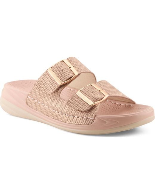 Flexus by Spring Step Pink Buttermere Slide Sandal
