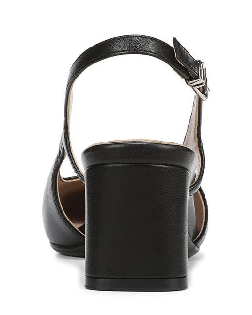 Naturalizer Black Carmen Slingback Pump