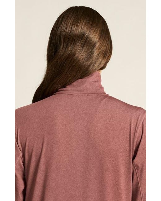 C.r.a.f.t Red Flow Quarter Zip Pullover
