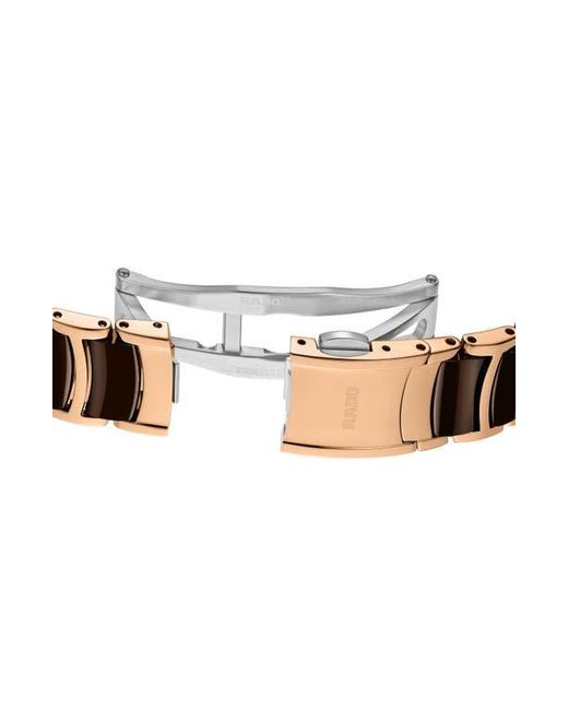 Rado Brown Centrix Automatic Diamond Bracelet Watch, 30.5Mm for men