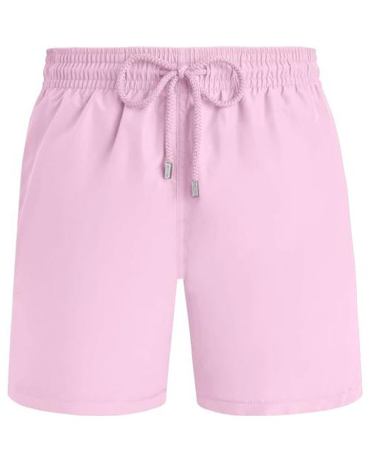 Vilebrequin Pink Solid Swim Trunks for men
