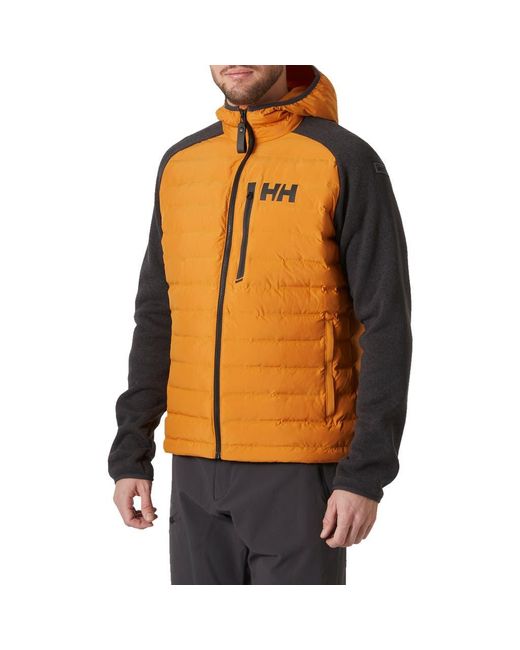 Helly Hansen Orange Arctic Ocean Hybrid Insulated Jacket for men