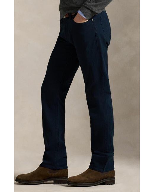 Polo Ralph Lauren Blue Sullivan Slim Fit Cotton Stretch Twill 5-Pocket Pants for men