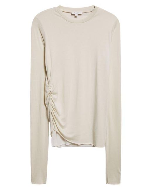 J.W. Anderson White Draped Double Layer T-Shirt