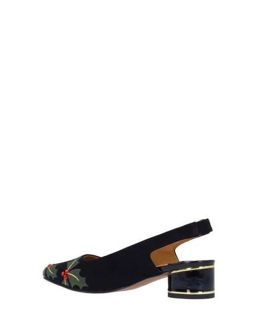 J. Reneé Black Hollee Slingback Pump