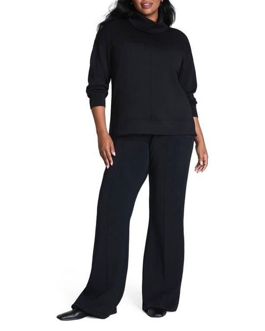 Spanx Black Air Essentials Tunic Sweatshirt